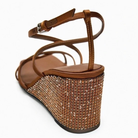 Crystal wedge sandals - Picture 4 of 9